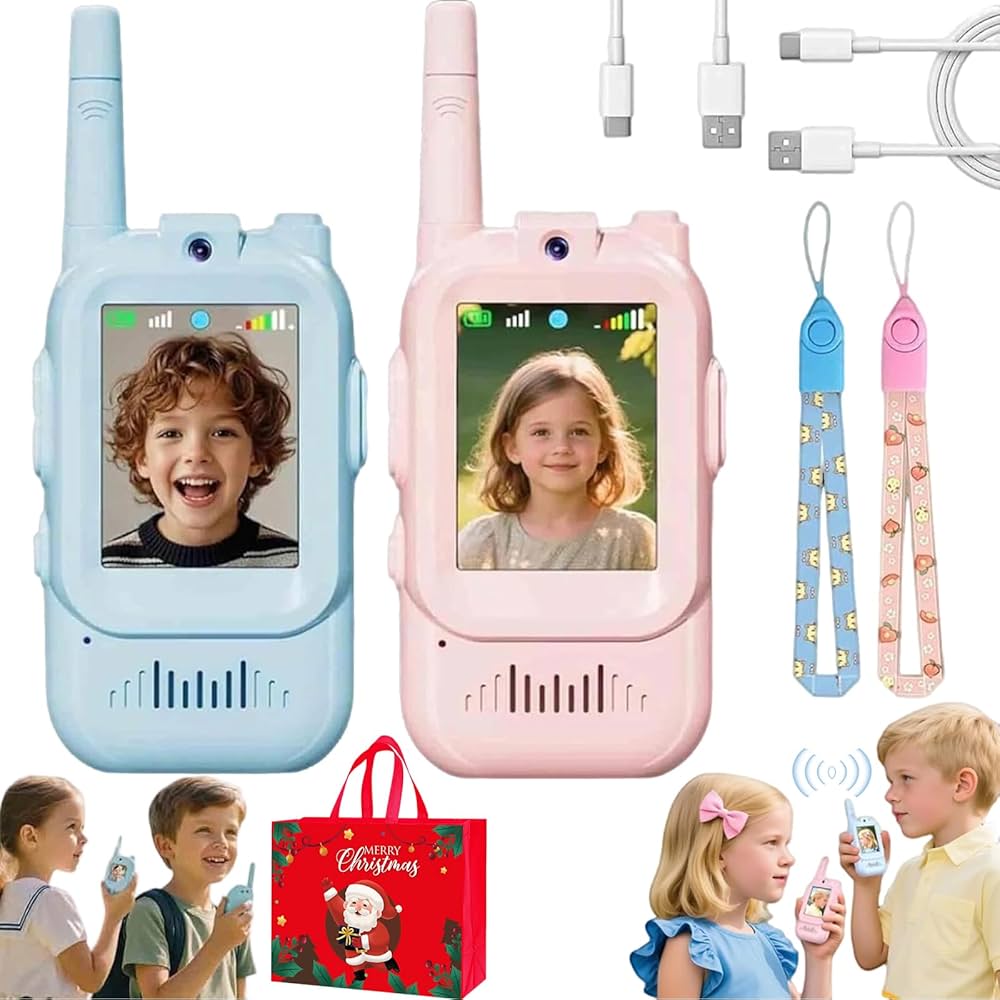 Video Walkie Talkie for Kids – Wireless Two-Way Communication Toy with Camera