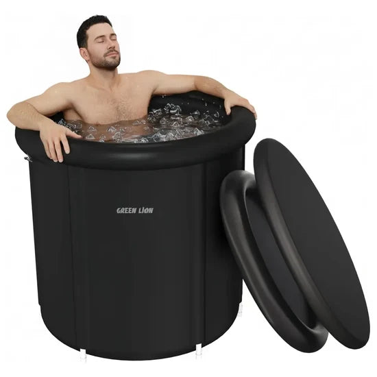 Green Lion 350L Portable Ice Bath Tub – Durable, Lightweight Cold Plunge Tub,