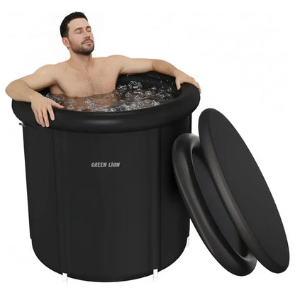 Green Lion 350L Portable Ice Bath Tub – Durable, Lightweight Cold Plunge Tub,