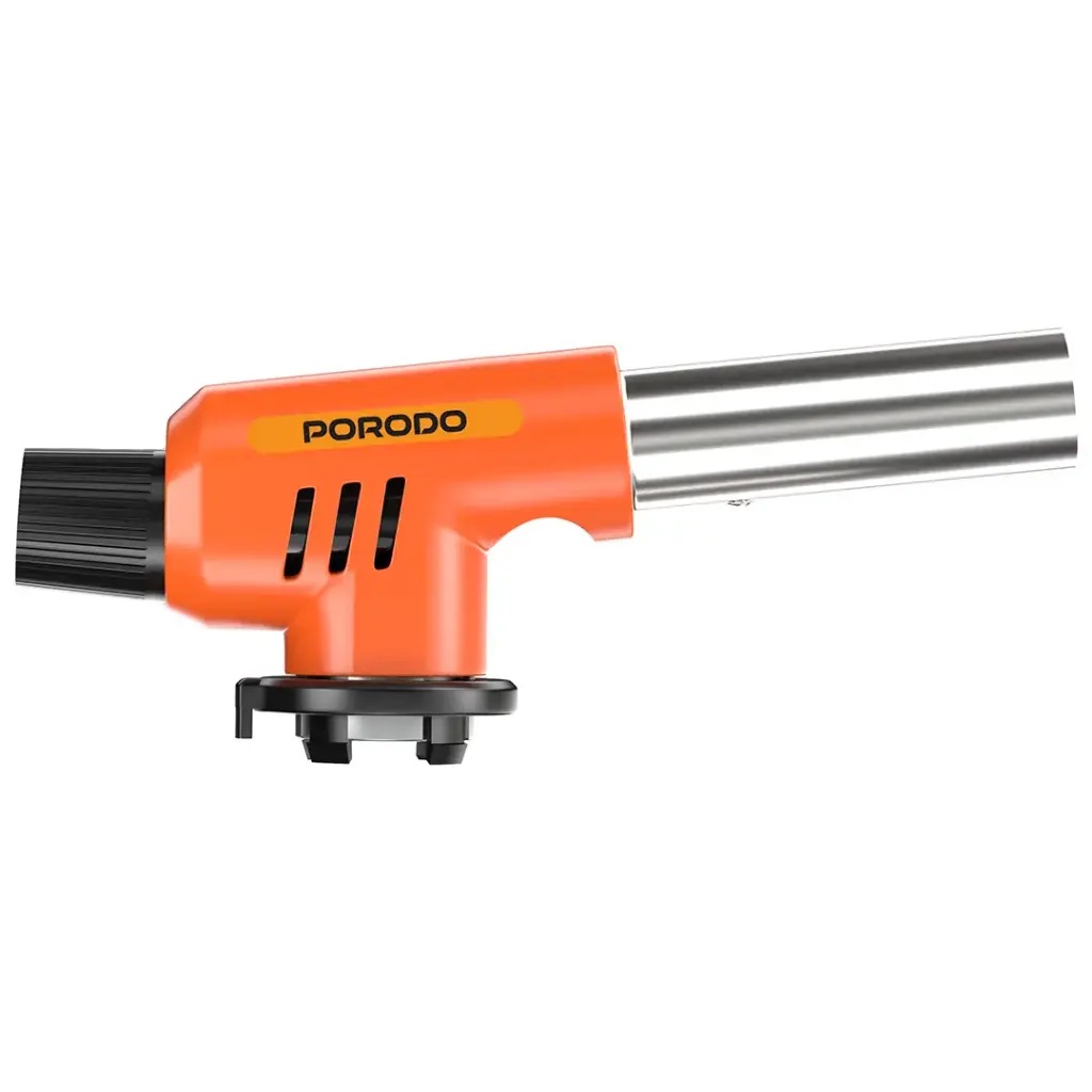 Porodo Flame Master Butane Gas Lighter – Refillable Windproof Torch Lighter