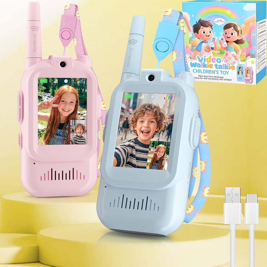 Video Walkie Talkie for Kids – Wireless Two-Way Communication Toy with Camera
