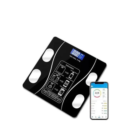 DENX DX1717 Bluetooth Smart Digital Body Weight Scale – Silver, Smart App Connectivity