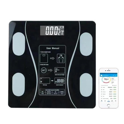 DENX DX1717 Bluetooth Smart Digital Body Weight Scale – Silver, Smart App Connectivity