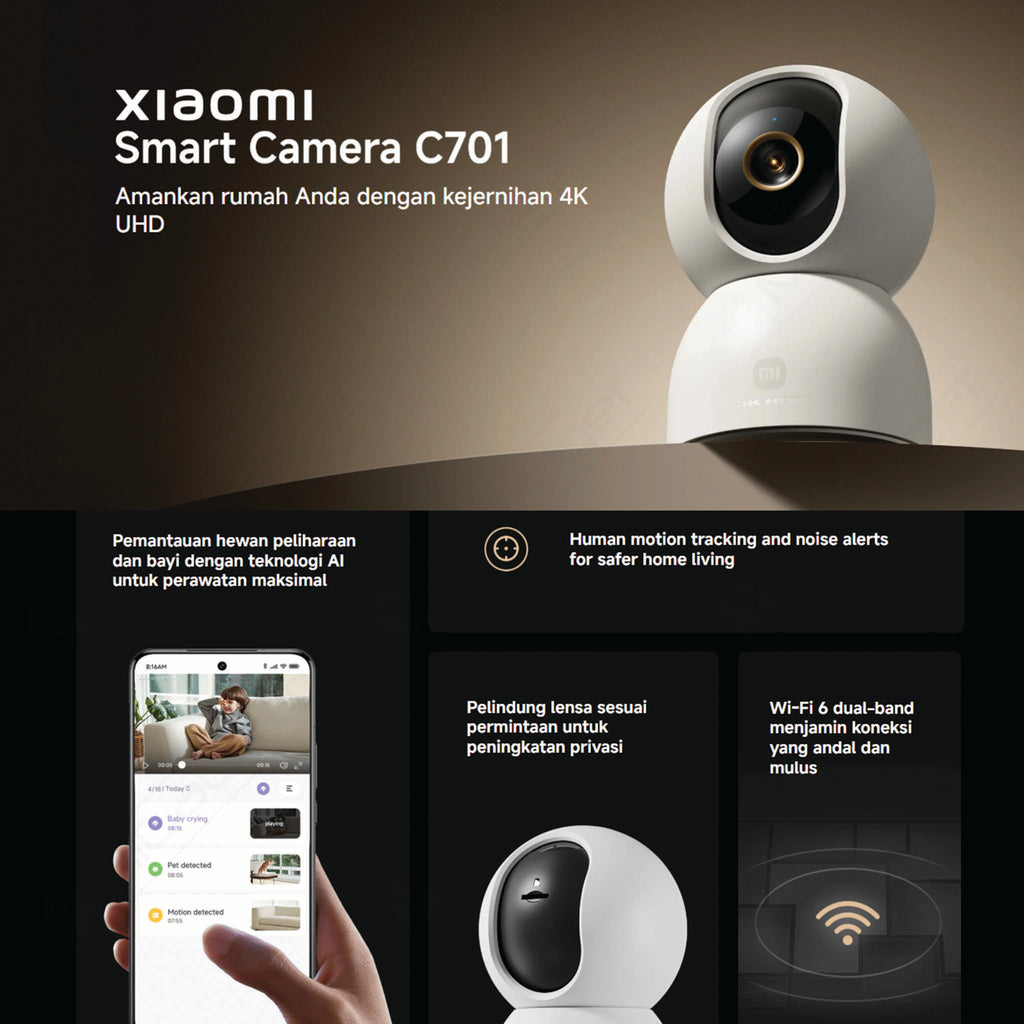 Xiaomi Smart Camera C701 WiFi CCTV Camera