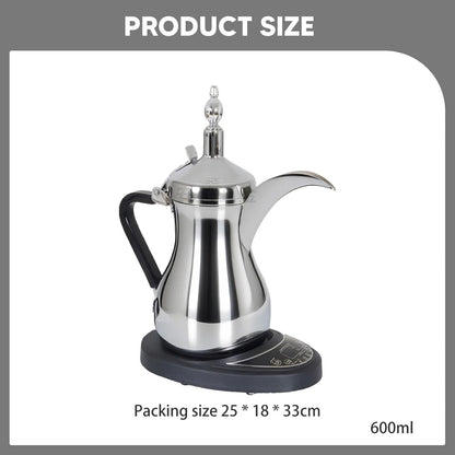 DENX DX2046 1L Coffee Pot – 800W Stainless Steel Electric Kettle