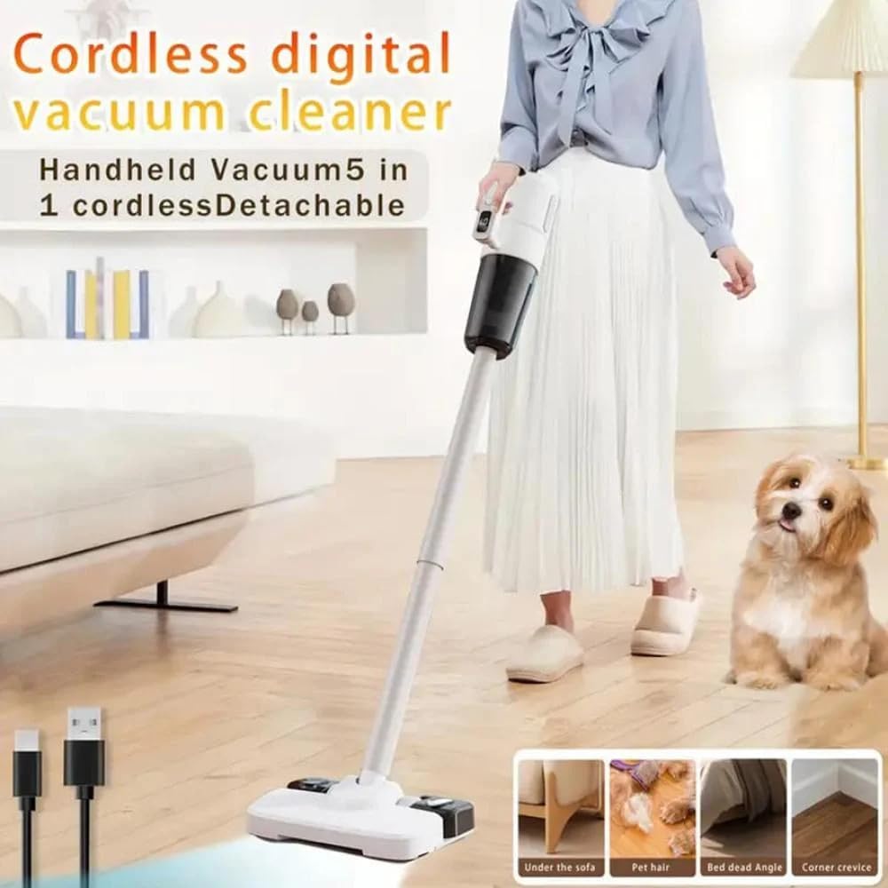 DENX Wireless Handheld Vacuum Cleaner – Portable Cordless Rechargeable