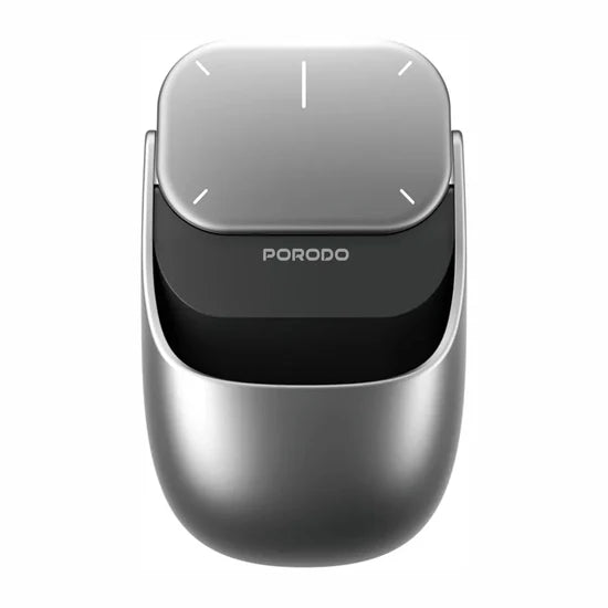 Porodo Vireo Air Mouse with Touchpad – Bluetooth Wireless, Adjustable DPI & Motion Control, Black