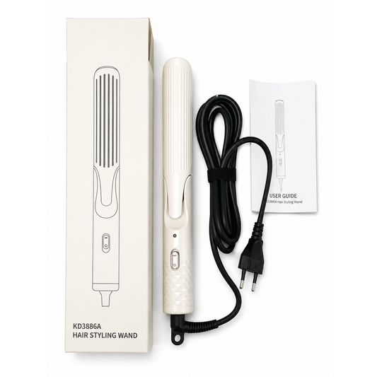2 in 1 heated hair styling comb with 160C PTC heating anti scald design for straightening curls and waves
مشط تصفيف شعر حراري 2 في 1 بتقنية PTC ودرجة حرارة 160 درجة مئوية لتصفيف الشعر وفرده وتجعيده