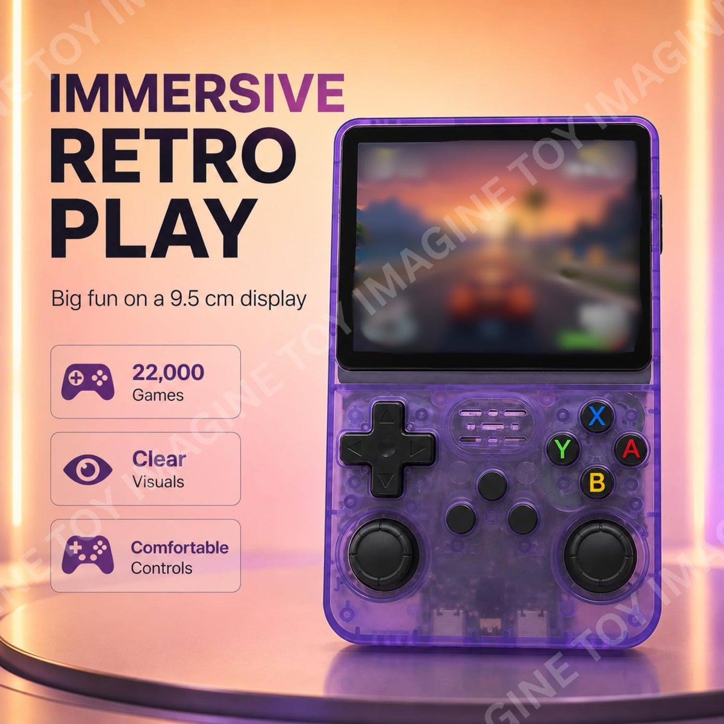 R36S Retro Handheld Game Console – 3.5-Inch IPS HD Display