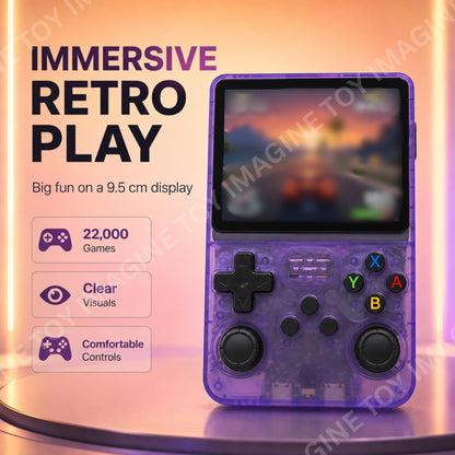 R36S Retro Handheld Game Console – 3.5-Inch IPS HD Display