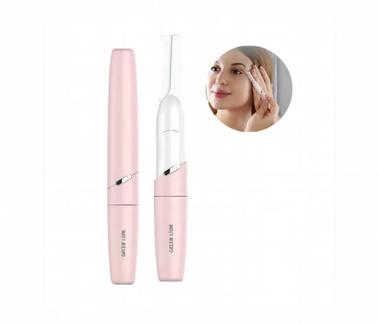Green Lion Eyebrow Hair Trimmer – Rechargeable Precision Trimmer, Compact