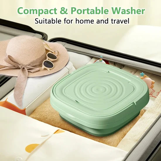 Portable Mini Washing Machine – Compact 3-Mode Laundry Solution for Travel