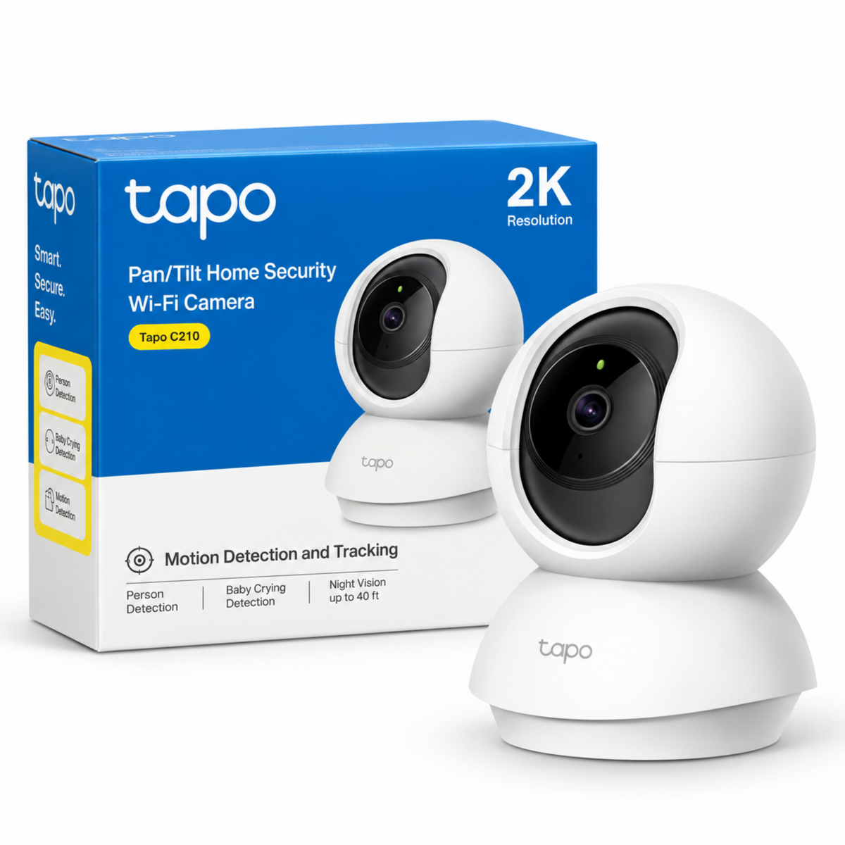 TP-Link Tapo C210 2K Pan/Tilt Home Security Wi-Fi Camera – JXT STORE ...