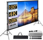 100-inch foldable portable projector screen with lightweight design for indoor and outdoor viewing
شاشة عرض بروجيكتور محمولة وقابلة للطي مقاس 100 بوصة بتصميم خفيف للاستخدام الداخلي والخارجي

