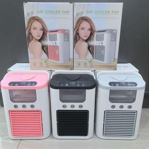 K918 Portable Air Cooling Fan with Mist Spray & LED Light