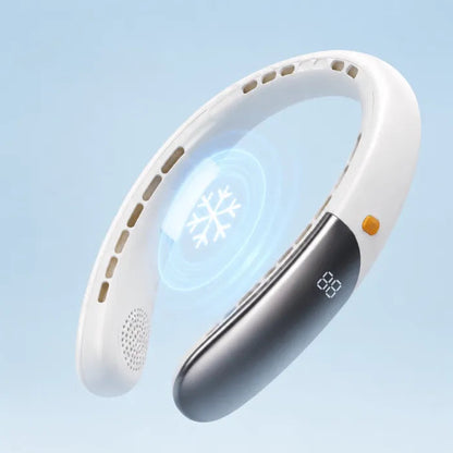 Porodo Lifestyle Neck Hanging Cooling Fan-USB Rechargeable