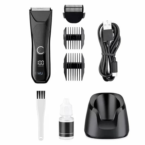 Hu Smart Trimmer HSM-1005 personal grooming gadget with compact black design
ماكينة تشذيب Hu Smart Trimmer HSM-1005 للعناية الشخصية بتصميم مدمج باللون الأسود