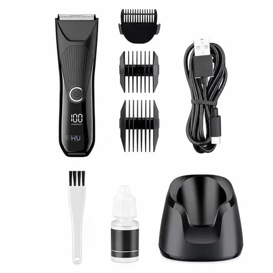 Hu Smart Trimmer HSM-1005 personal grooming gadget with compact black design
ماكينة تشذيب Hu Smart Trimmer HSM-1005 للعناية الشخصية بتصميم مدمج باللون الأسود