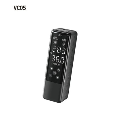 Yesido VC05 Digital Display Wireless Car Air Compressor – 4000mAh Battery