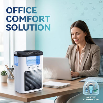 Drumstone Portable Air Cooler Fan Mini Air Conditioner –3-Speed