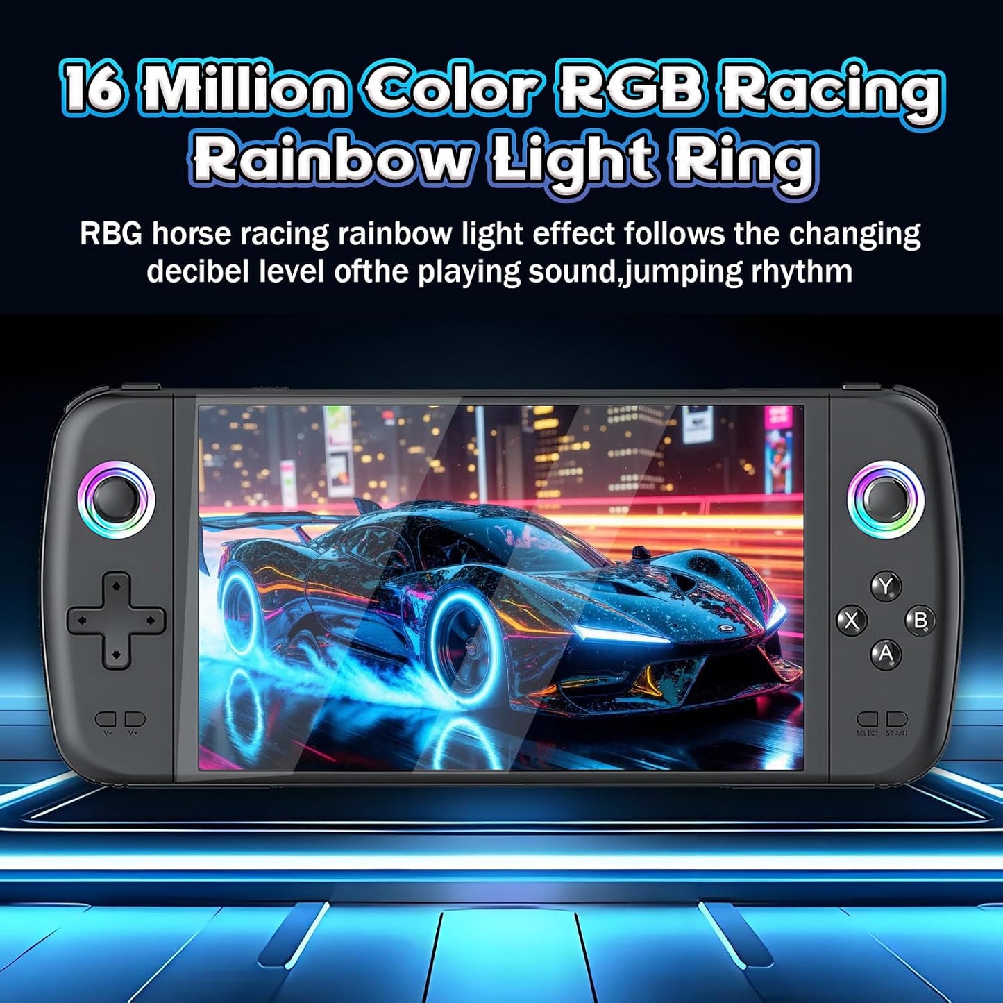 M27 256GB Retro Handheld Gaming Console – 7-Inch IPS HD Display, Portable Video Game Player& Compact Design