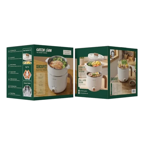Green Lion Quickpot Electric Cooker – Compact Fast Cooking