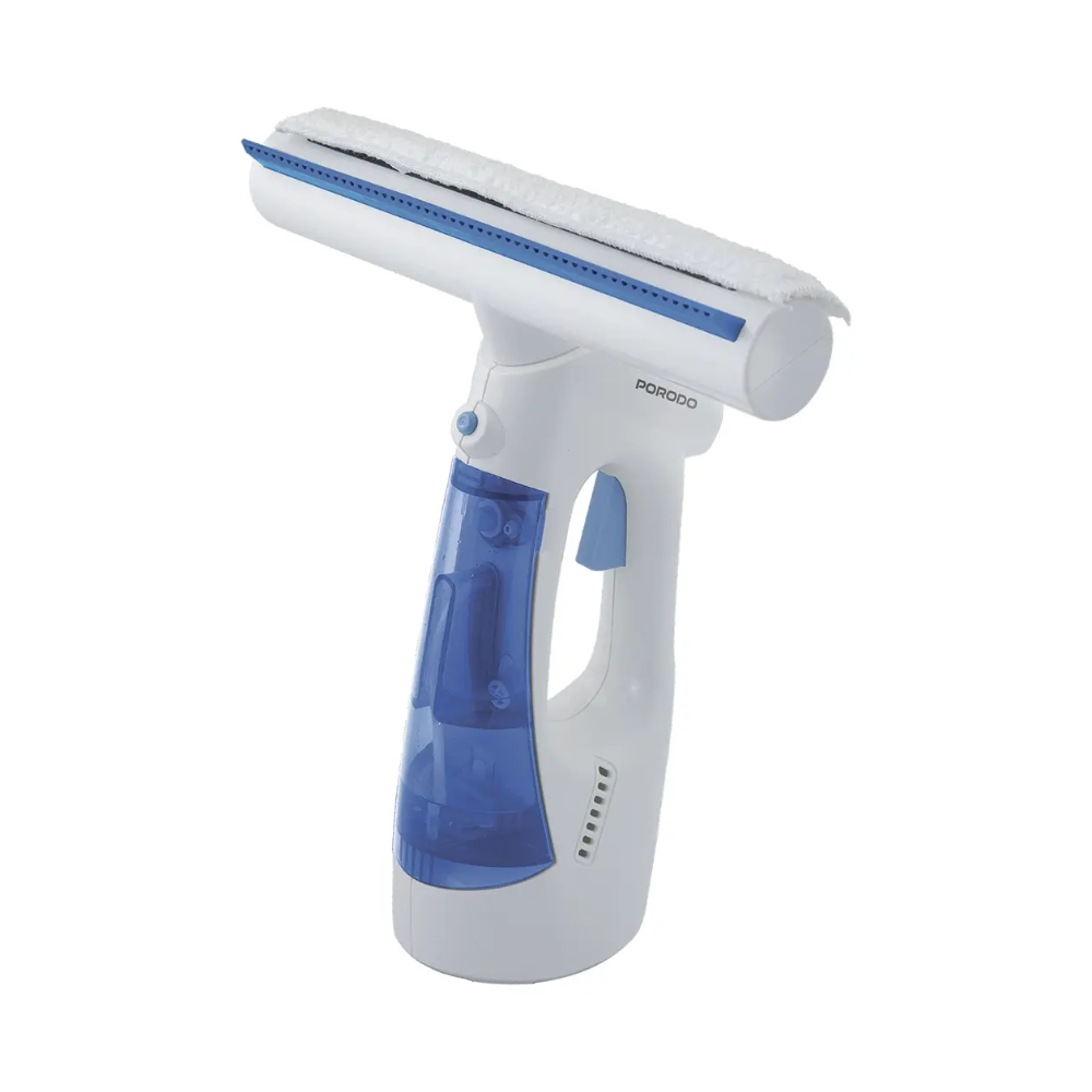 Porodo Lifestyle 9W handheld window cleaner for removing water and moisture from windows, mirrors, shower glass and smooth surfaces.
منظف نوافذ محمول Porodo Lifestyle بقدرة 9 واط لإزالة الماء والرطوبة من النوافذ والمرايا وزجاج الحمام والأسطح الملساء.