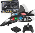 L0712 RC Fighter Jet Airplane – 2.4GHz Remote Control Aircraft with LED Lights