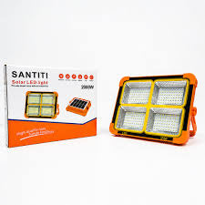 Santiti Solar LED 2000W Street Light – Solar Powered Outdoor Lighting System