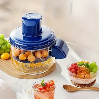 Automatic Electric Peeler Kitchen Gadget - Fast, Efficient, Blue