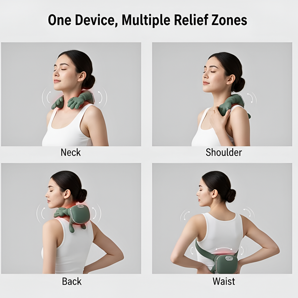 Shoulder & Neck Massager XS-003 – Electric Shiatsu Massager with Heat