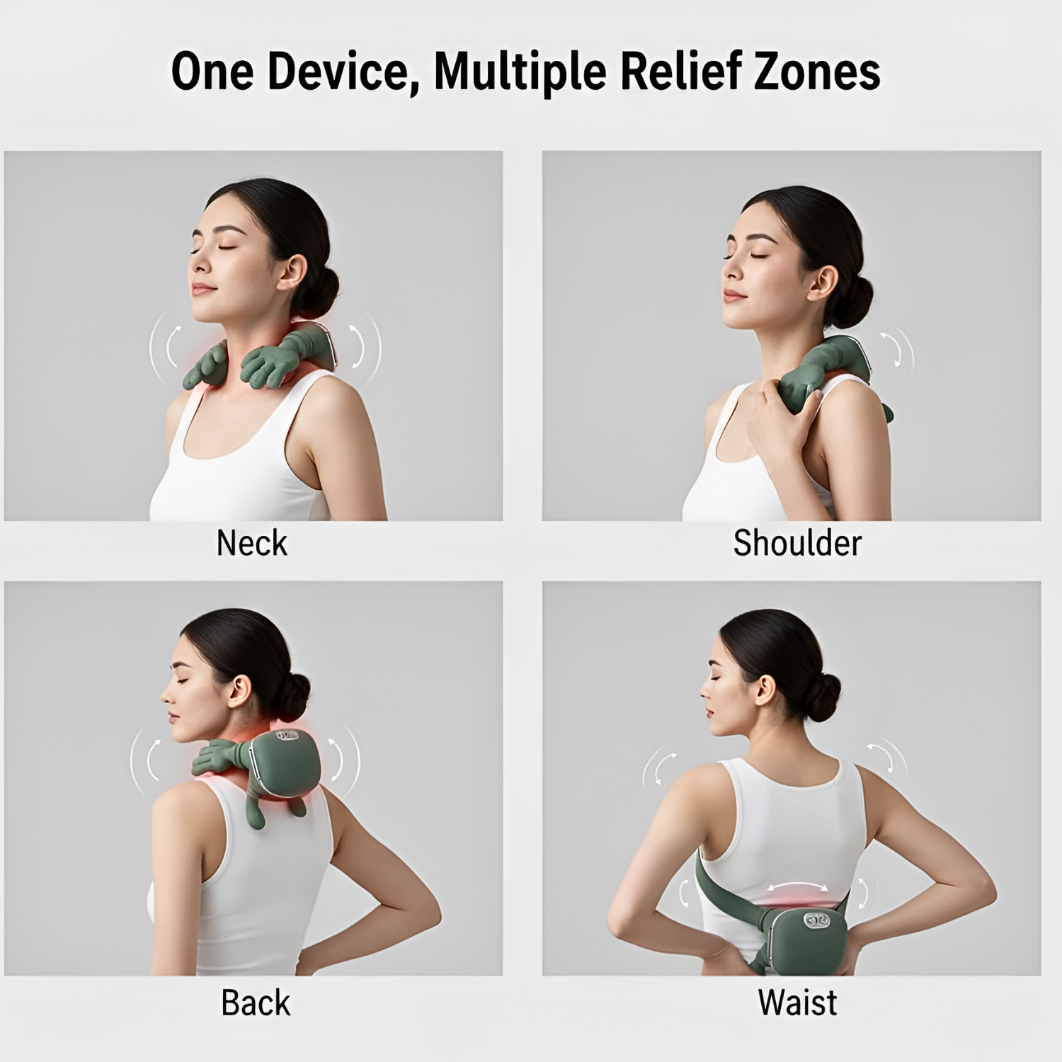 Shoulder & Neck Massager XS-003 – Electric Shiatsu Massager with Heat
