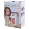 K918 Portable Air Cooling Fan with Mist Spray & LED Light