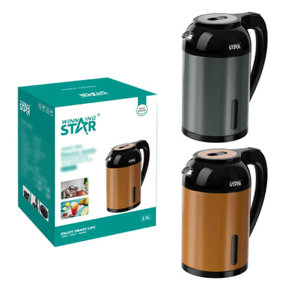 WINNING STAR ST-6015 Electric Kettle 3L 1500W Stainless Steel