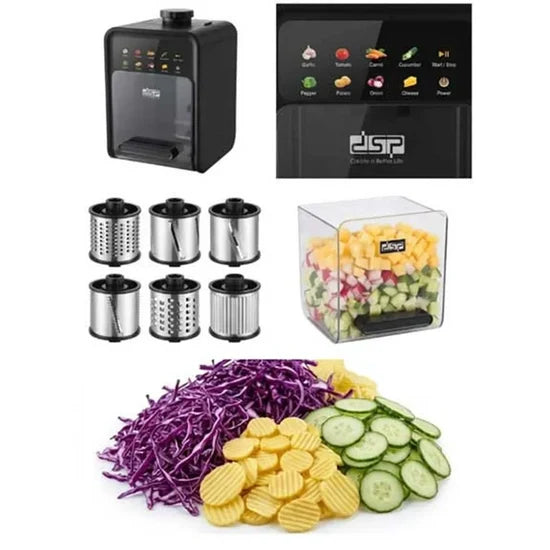 DSP 9-in-1 Salad Maker – Multi-Function Vegetable Slicer, Grater
