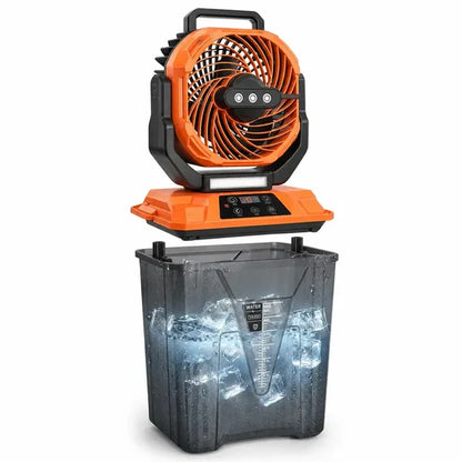 Rechargeable Camping Mist Fan T30 – 7L Water Tank, Portable Cooling Fan