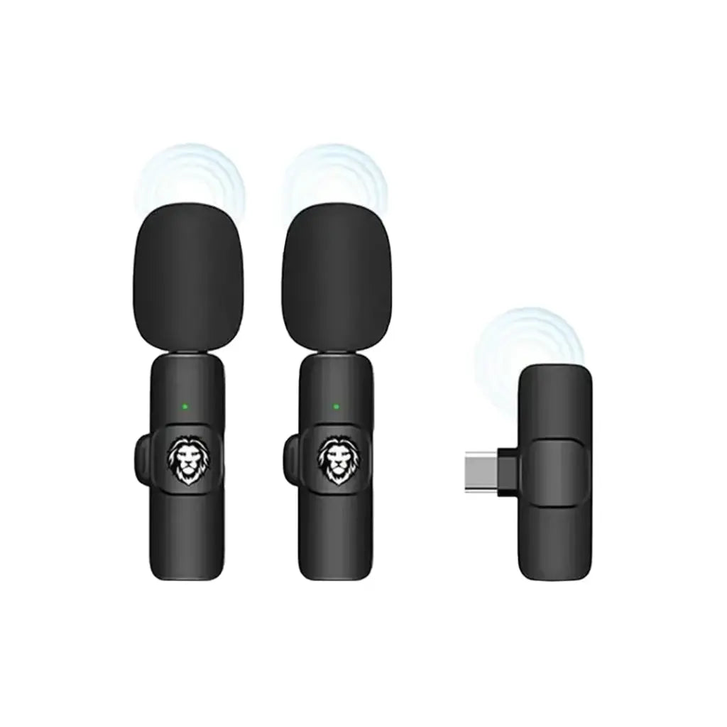Green Lion 3-in-1 wireless microphone for smartphones and content creation
ميكروفون لاسلكي Green Lion 3 في 1 للهواتف الذكية وتسجيل الفيديو وصناعة المحتوى والبث المباشر.