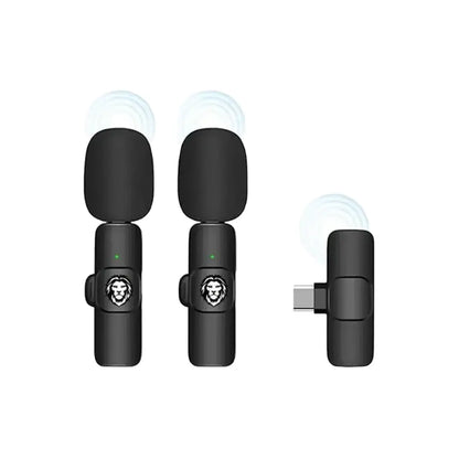Green Lion 3-in-1 wireless microphone for smartphones and content creation
ميكروفون لاسلكي Green Lion 3 في 1 للهواتف الذكية وتسجيل الفيديو وصناعة المحتوى والبث المباشر.