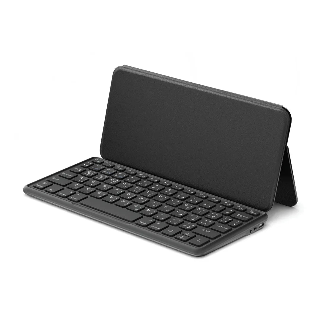 Green Lion GKM-70 Universal Bluetooth Keyboard 5.2 Triple-Channel, Arabic-English Keys 0H Battery, Type-C Charging
