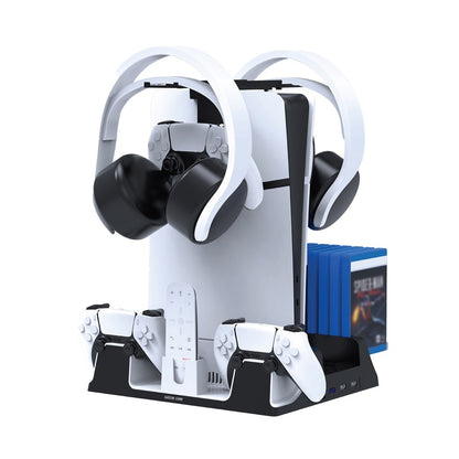 Green Lion PS5 Cooling Stand Charging Station with 4500RPM