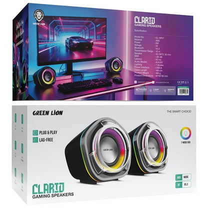 Green Lion Clario GL-SP27 Gaming Speakers 6W Bluetooth 5.3