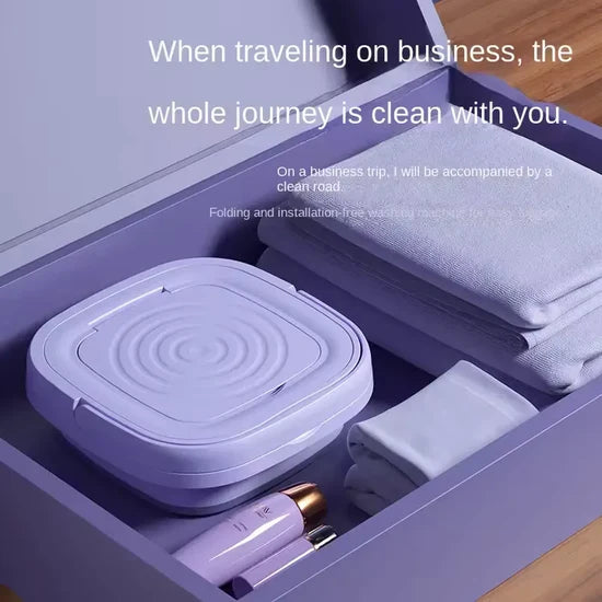 Portable Mini Washing Machine – Compact 3-Mode Laundry Solution for Travel