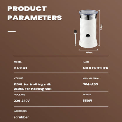 DSP KA3143 Milk Frother 550W 3500RPM – Multifunctional Hot