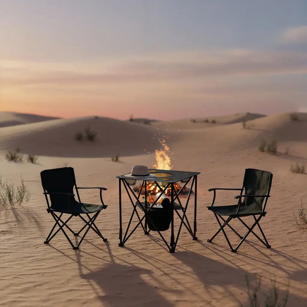 Porodo Lifestyle Outdoor Companion Foldable Camping Table – Portable Lightweight