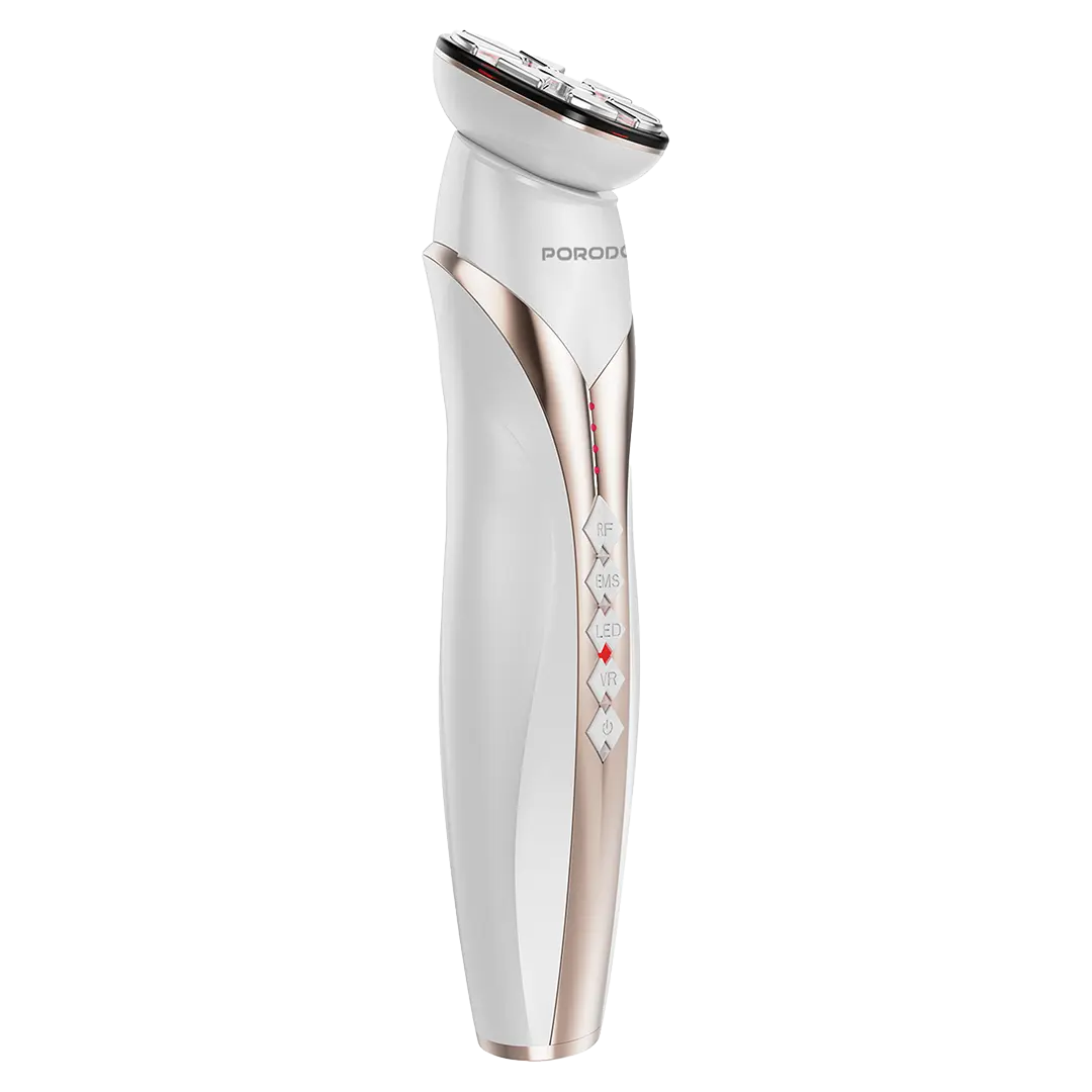 Porodo Lifestyle RF & EMS Vibration Light Therapy Device – Multi-Function Facial Beauty & Skincare Device