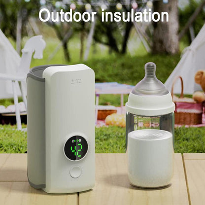 NNQ-2 Rechargeable Baby Bottle Warmer 6000mAh with Digital LCD Temperature