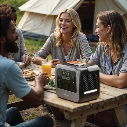 Powerology Portable Power Station 2000W – High-Capacity Portable Battery Generator,