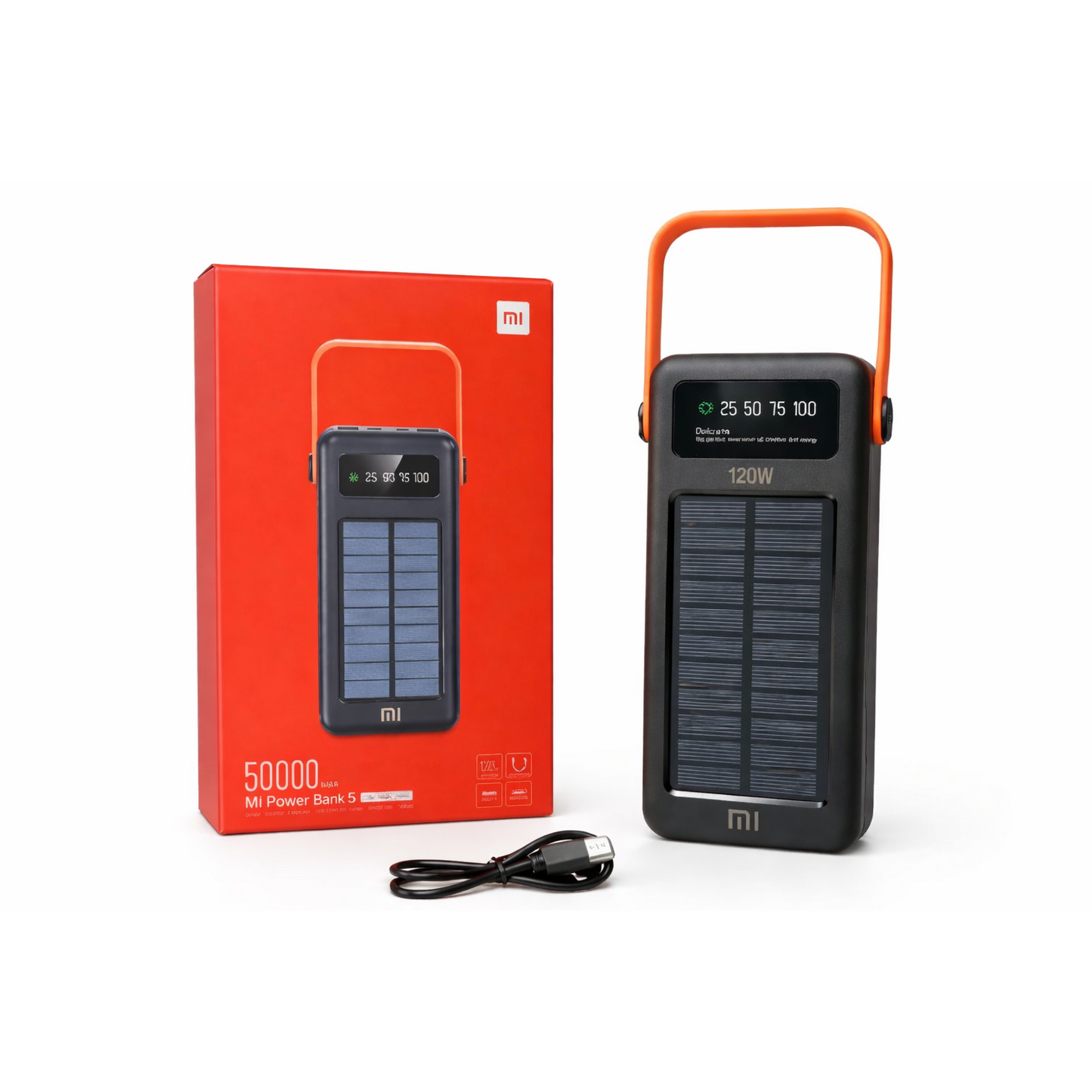 Xiaomi Mi Power Bank 5 50000mAh – High-Capacity Portable Power Bank with 120W Fast Charging-Up to 120W