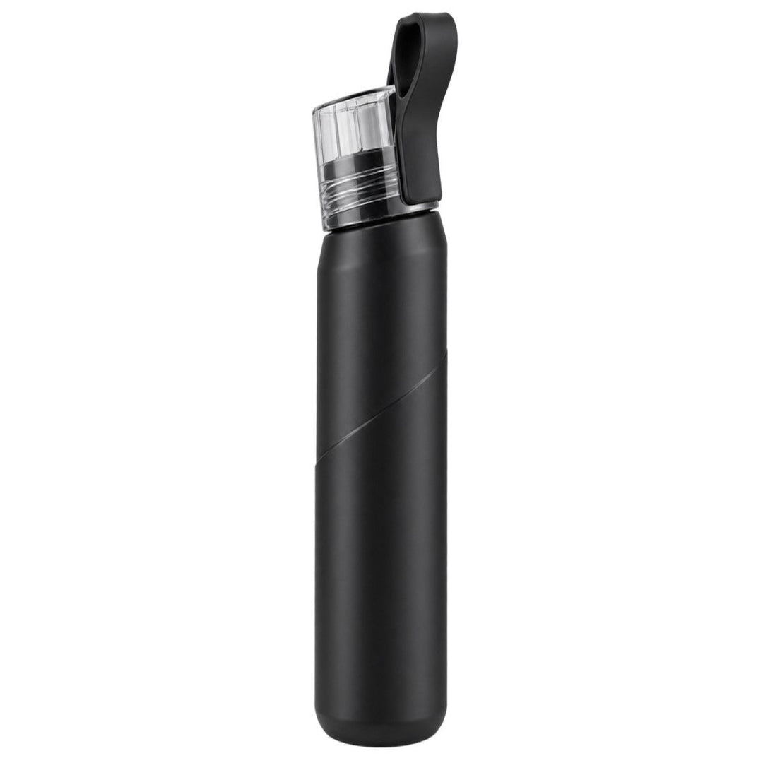 Magical Water Bottle with Taste Pods –  650ml – Black