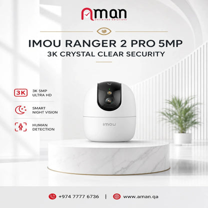 IMOU Ranger 2 Pro 5MP – 3K Crystal Clear Indoor Security Camera-IMOU Ranger Indoor Security Camera,